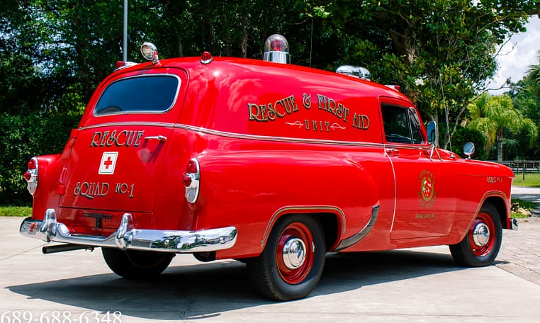 1953 Chevrolet Sedan Delivery Ambulance all steel 3 9L 235 inline 6 3 speed manual 2 66