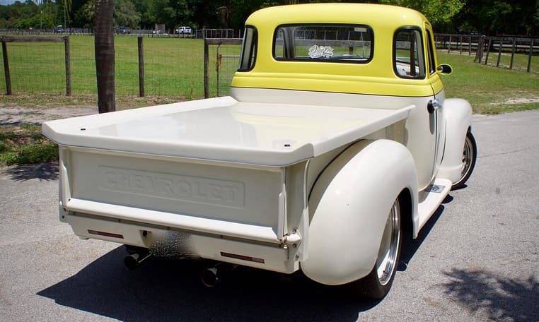 1949 Chevrolet 3100 5 Window Yellow White 18