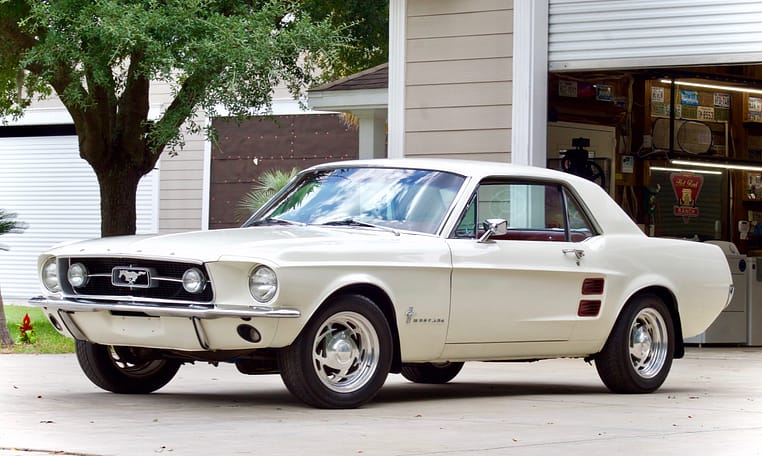1966 Ford Mustang White 1
