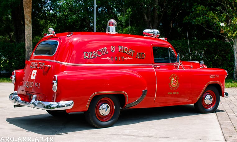 1953 Chevrolet Sedan Delivery Ambulance all steel 3 9L 235 inline 6 3 speed manual 2 71