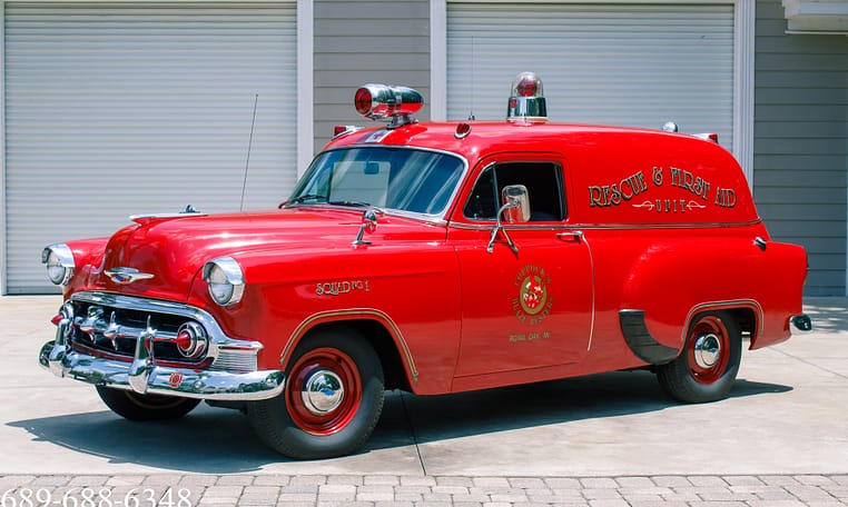 1953 Chevrolet Sedan Delivery Ambulance all steel 3 9L 235 inline 6 3 speed manual 2 2