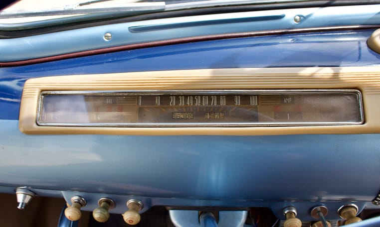 1941 Ford Super Deluxe Convertible Blue 13