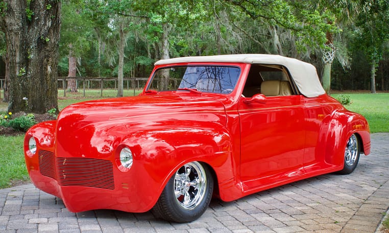 1941 Plymouth Convertible Red 2