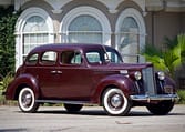 1938 Packard Six Touring Sedan Burgundy 1