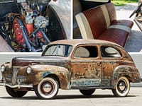 1941 Ford Tudor Deluxe 2 Door Sedan Rat Rod Collage