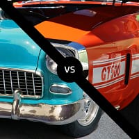 blog classic hot rods vs modern muscle cars