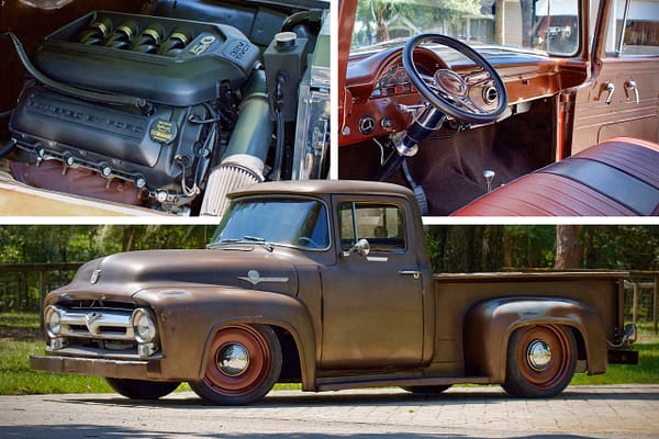 1956 Ford F100 Coyote Swapped Step Side Pickup Truck for Sale