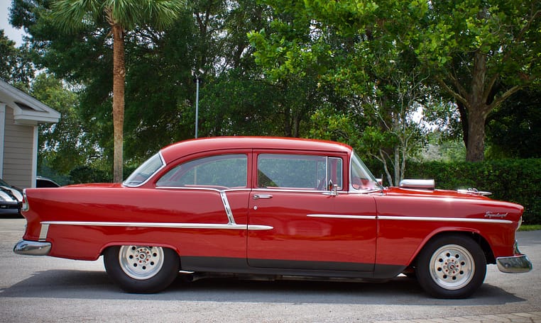 1955 Chevrolet 210 Pro Street Red 10