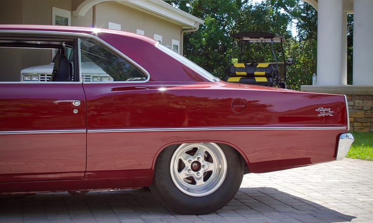 1967 Chevrolet Nova Pro Street Red 12