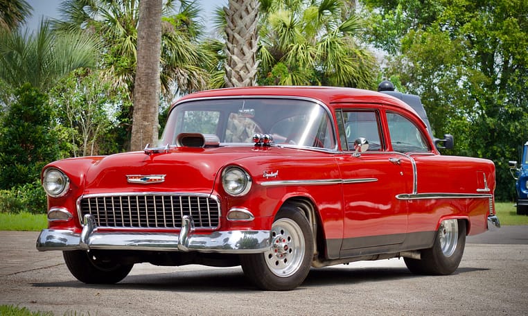 1955 Chevrolet 210 Pro Street Red 2