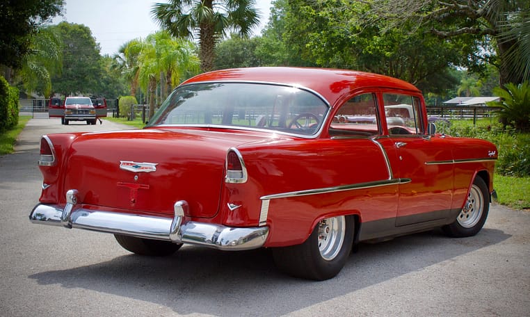 1955 Chevrolet 210 Pro Street Red 23