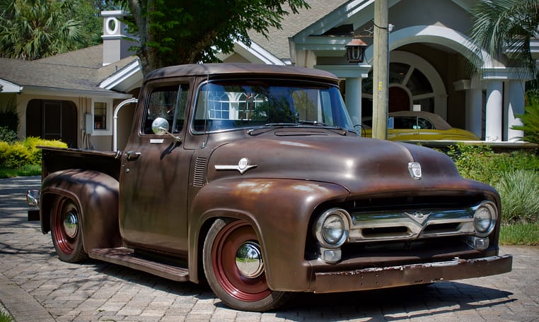 1956 Ford F100 Coyote Patina 8