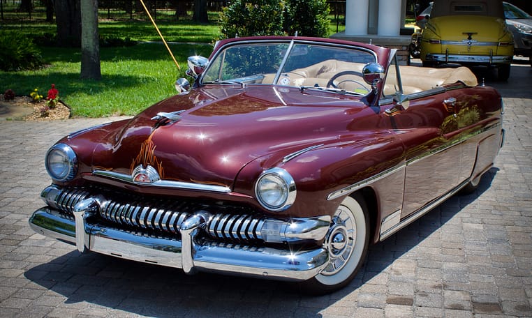 1951 Mercury Eight Convertible Brown 3