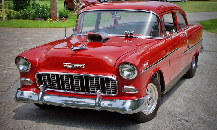 1955 Chevrolet 210 Pro Street Red 3