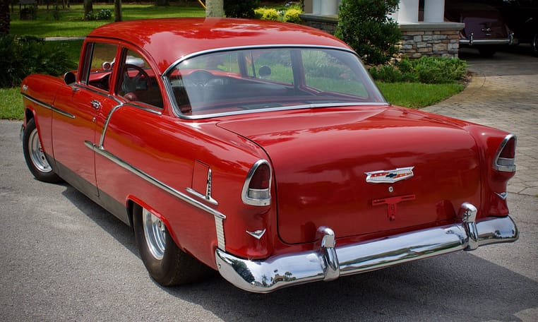 1955 Chevrolet 210 Pro Street Red 18