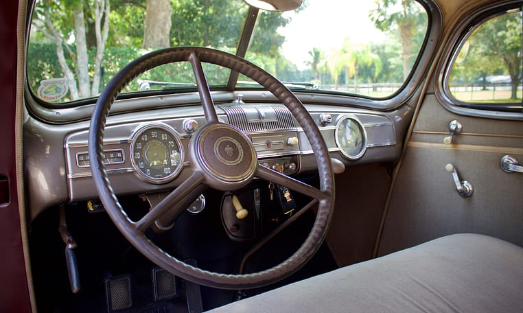 1938 Packard Six Touring Sedan Burgundy 31