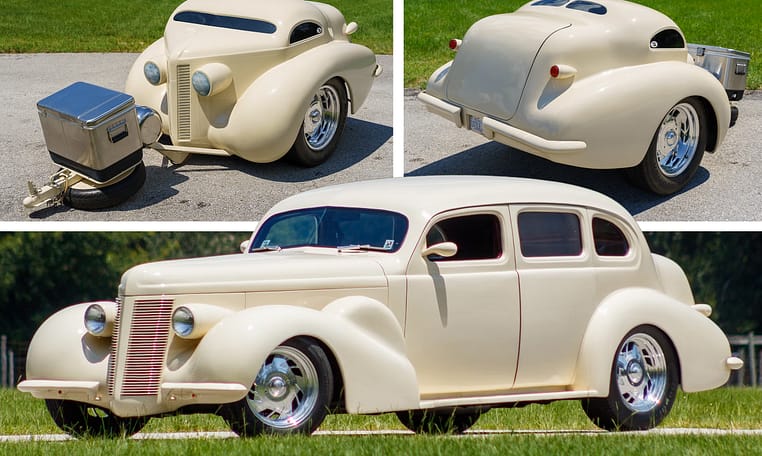 1937 Buick Centry With Matching Enclosed Trailer For Sale Collage