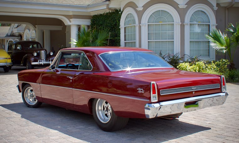 1967 Chevrolet Nova Pro Street Red 22