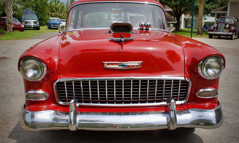 1955 Chevrolet 210 Pro Street Red 5