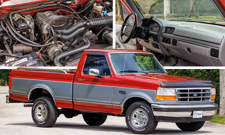 1995 Ford F 150 XLT Short Bed Pickup Truck