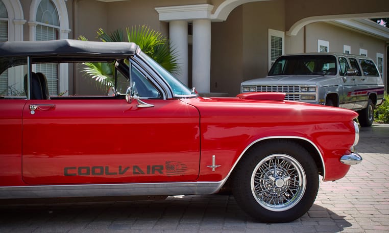 1964 Chevrolet Corvair 900 Convertible Red 12