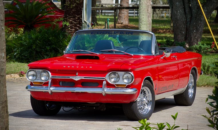 1964 Chevrolet Corvair 900 Convertible Red 3