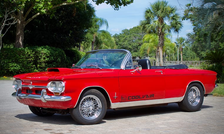 1964 Chevrolet Corvair 900 Convertible Red 1