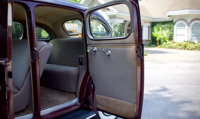 1938 Packard Six Touring Sedan Burgundy 29
