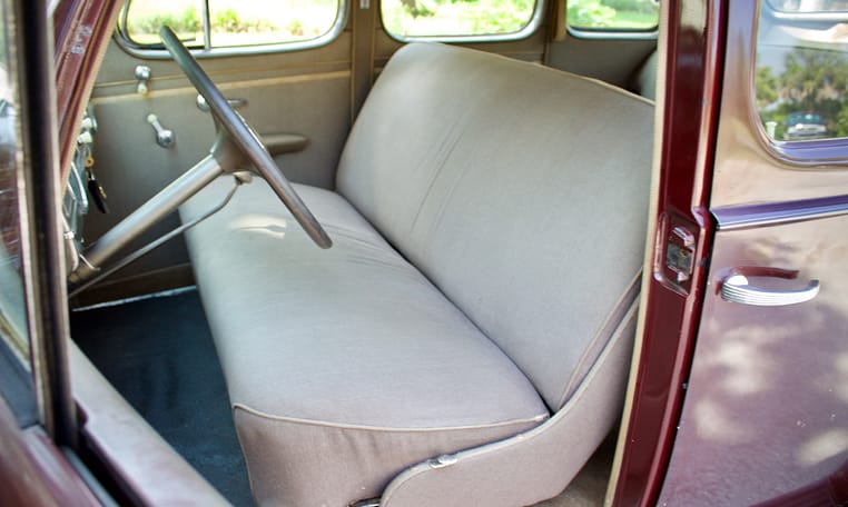 1938 Packard Six Touring Sedan Burgundy 42