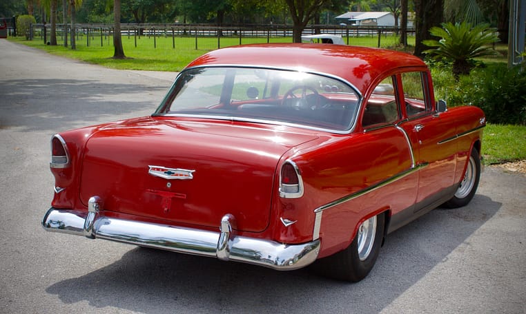 1955 Chevrolet 210 Pro Street Red 22