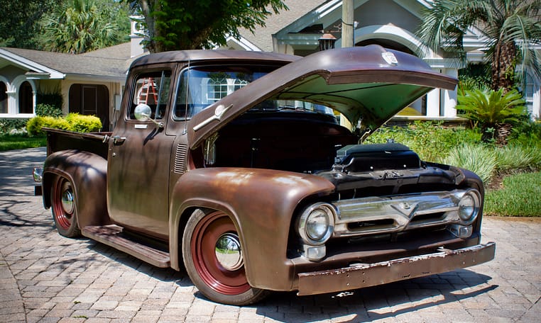 1956 Ford F100 Coyote Patina 21