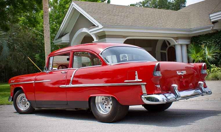 1955 Chevrolet 210 Pro Street Red 16