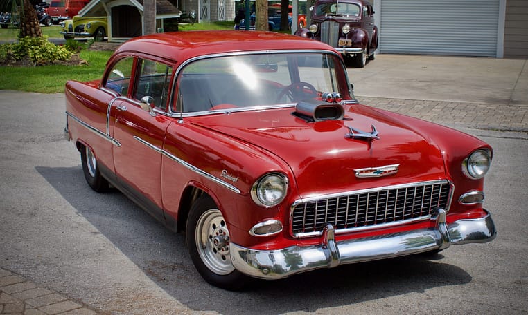 1955 Chevrolet 210 Pro Street Red 7