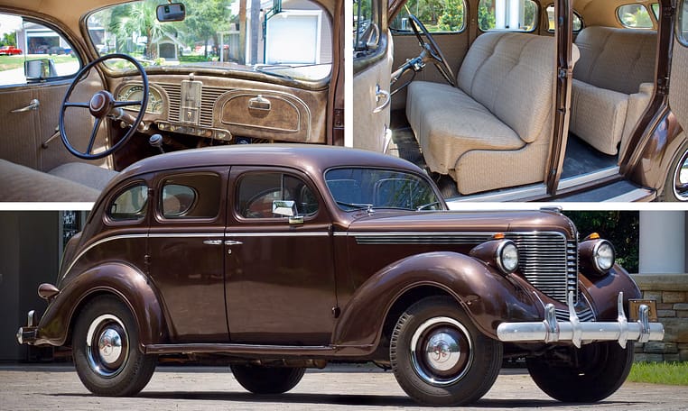 1938 DeSoto DeLuxe Touring All Steel 4 Door Sedan