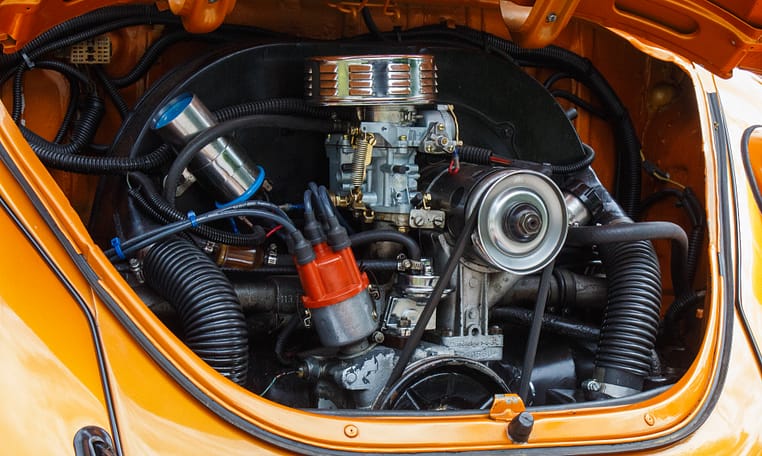 1972 Volkswagen VW Super Beetle Impora orange restored 1600cc 4 speed manual sun roof 52