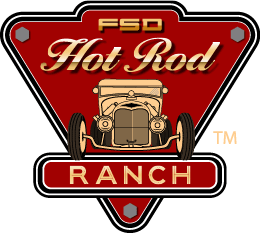 The FSD Hot Rod Ranch Logo logo is trademarked
