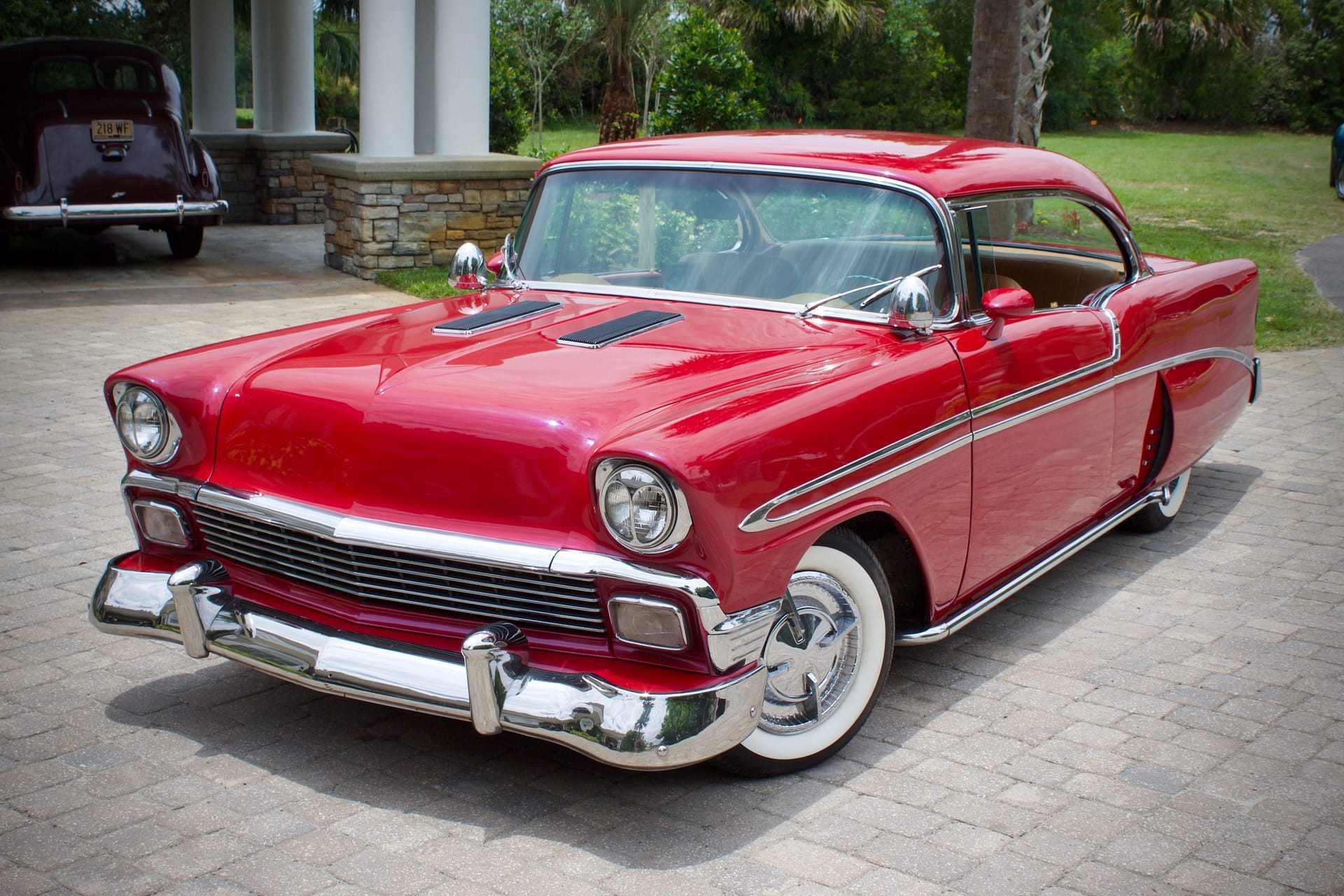 1956 Chevrolet Bel Air Hardtop Red